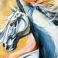 Horse oil painting