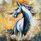 Horse oil painting