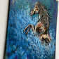 Horse acrylic painting on canvas. 39.5 x 50 cm, unframed on canvas