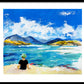 Landscape painting on canvas paper. 8.27 inches by 11.69 inches, unframed
