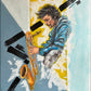 Painting on canvas. 8.27 inches by 11.69 inches, unframed